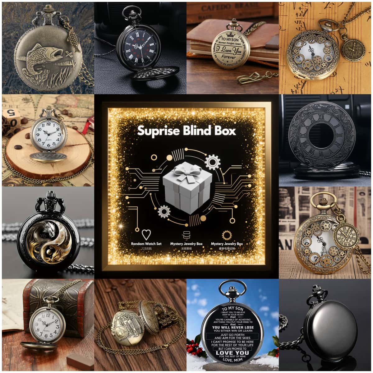 Women'S Fashion Quartz Watch - 1PC Surprise Mystery Watch Blind Box-Fashion