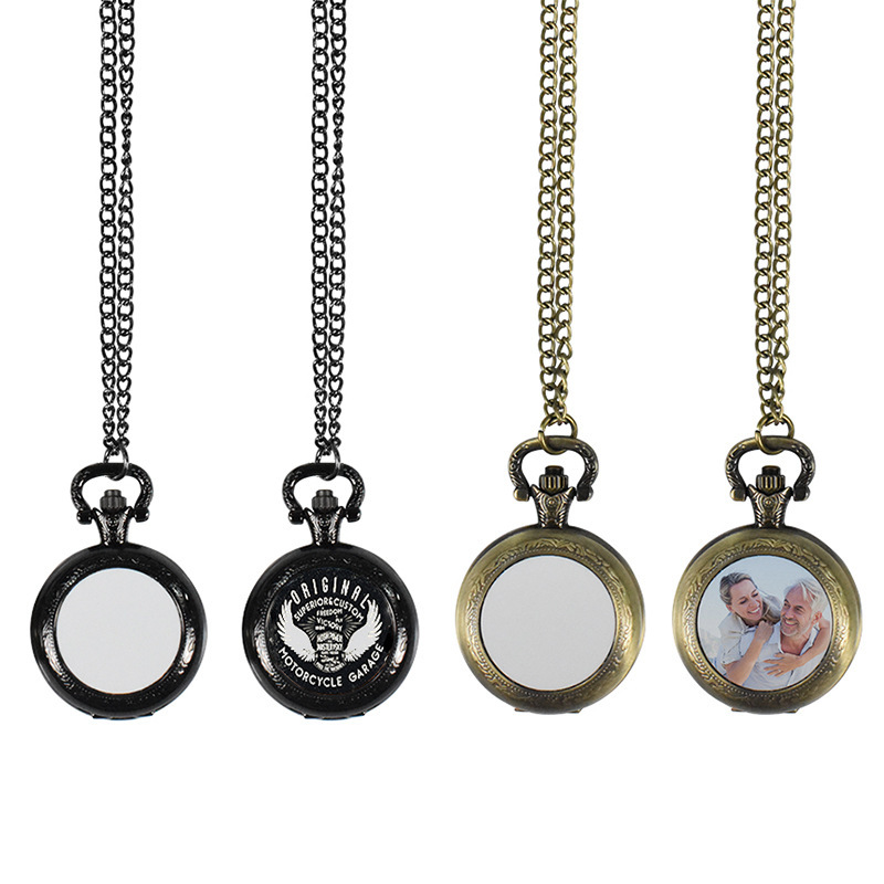 Women'S Fashion Quartz Watch - Custom Vintage Metal Pocket Watch Pendant