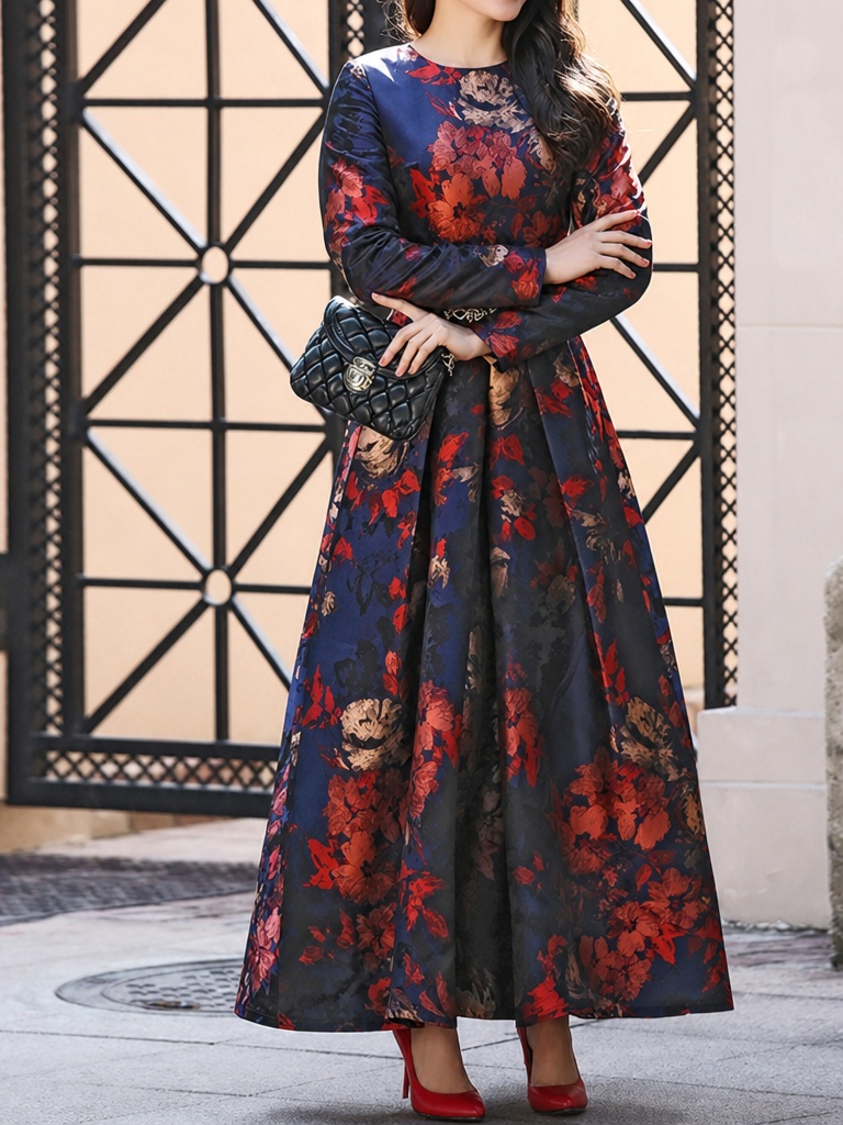 Maxi Dress Boho - DEVCHATA Plus Size Women Vintage Boho