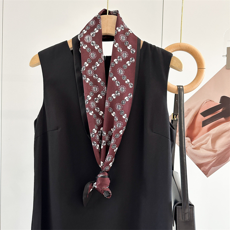 Jewelry Print 100% Silk Neck H - Women'S Fashion Layering recension och pris