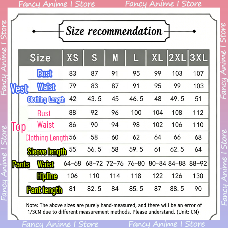 Anime Akaza Copsplay Costume H - Women'S Fashion Vest Tops recension och pris