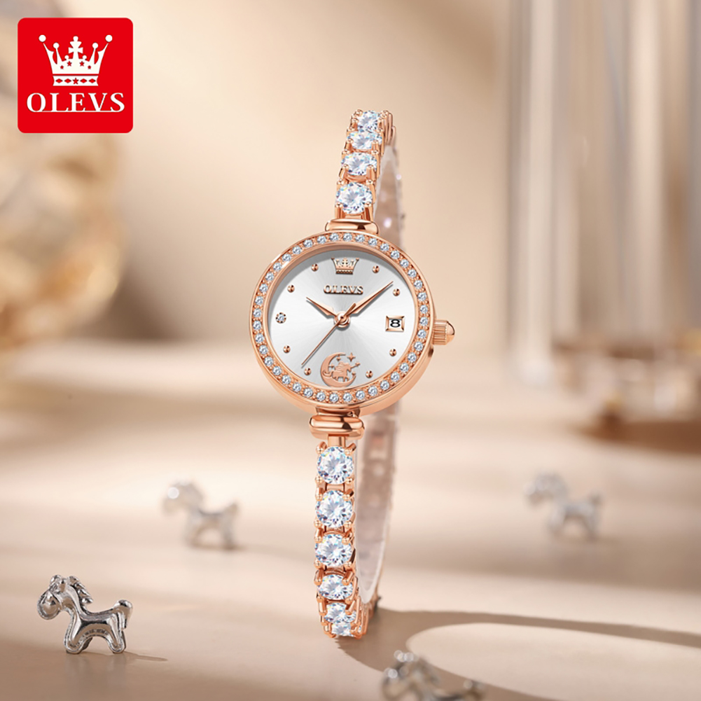 OLEVS 2998 Brand Original Auth - Women'S Fashion Quartz Watch recension och pris