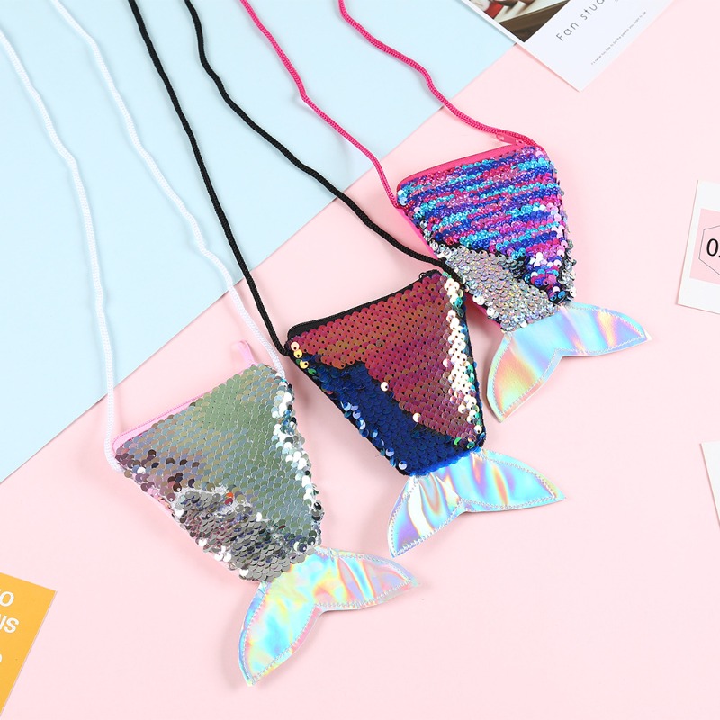 Sequin Coin Purse with Lanyard - Coin Purse Women recension och pris