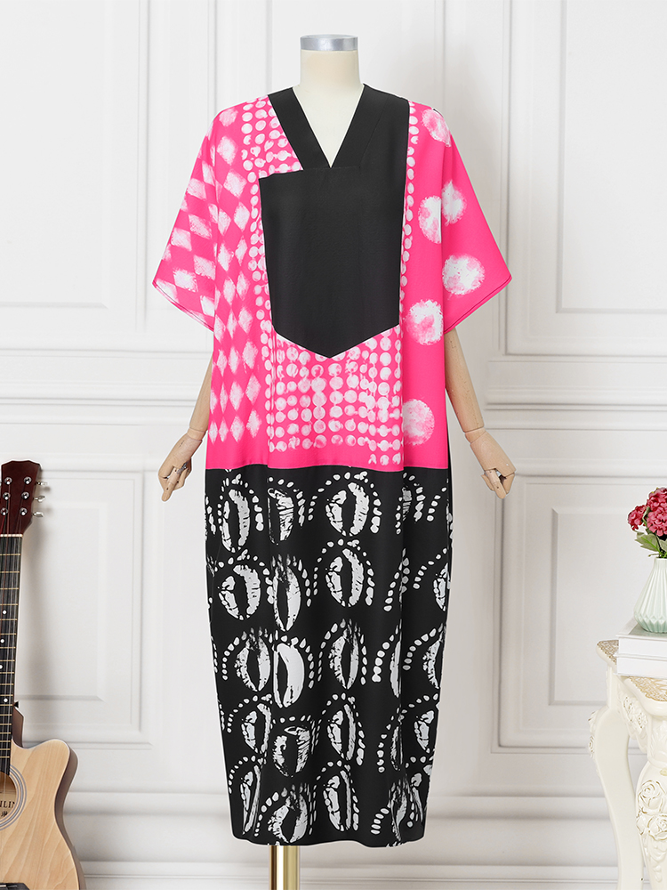 Plus Size 5XL VONDA Vintage Ma - Maxi Dress Boho recension och pris