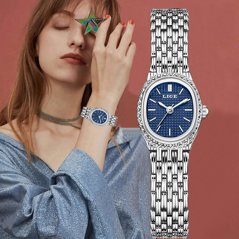 LIGE Fashion Luxury Quartz Wom - Women'S Fashion Quartz Watch recension och pris