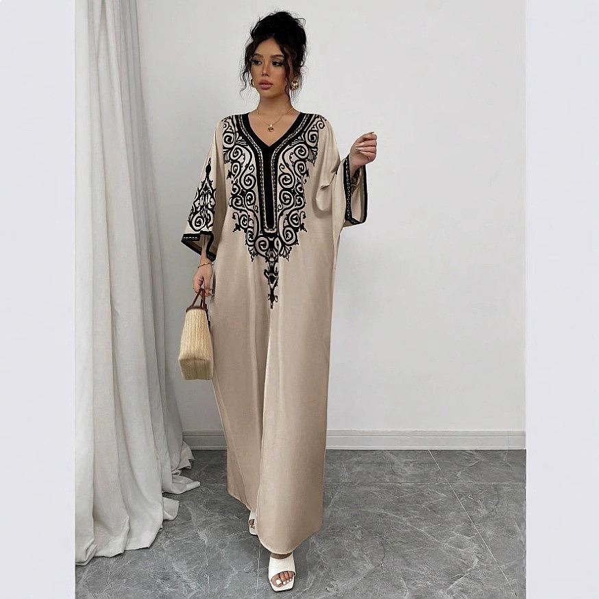 V Neck Floral Print Maxi Dress - Maxi Dress Boho recension och pris