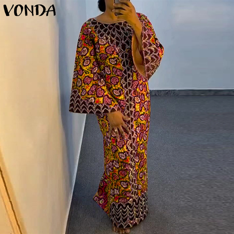 Plus Size VONDA Bohemian Dress - Maxi Dress Boho recension och pris