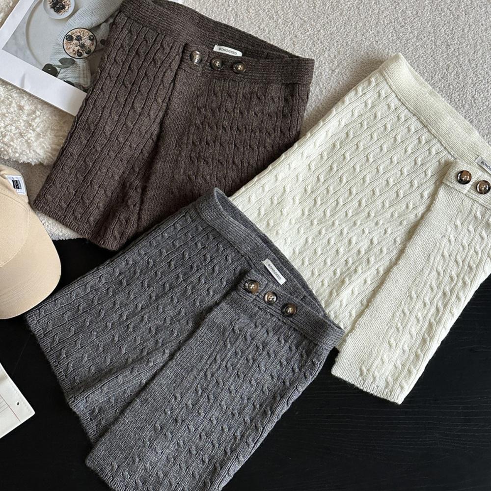 Women Cable Knit Wrap Skirt, K - Women'S Fashion Layering recension och pris