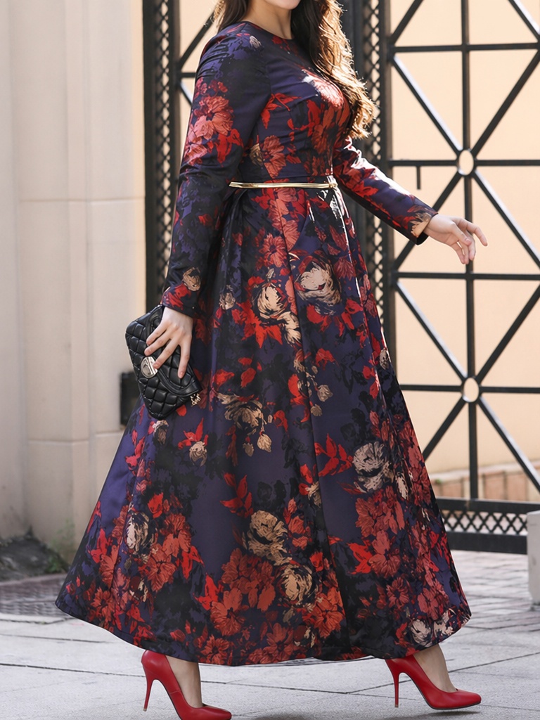 DEVCHATA Plus Size Women Vinta - Maxi Dress Boho recension och pris