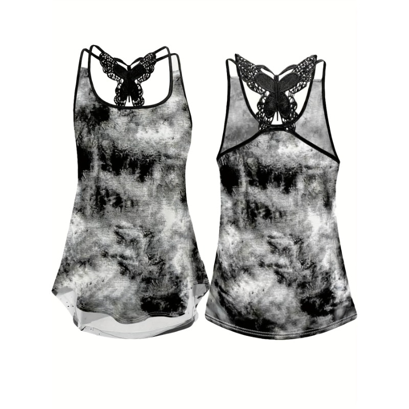 Plus Size 1XL-5XL Print Tank T - Women'S Fashion Vest Tops recension och pris