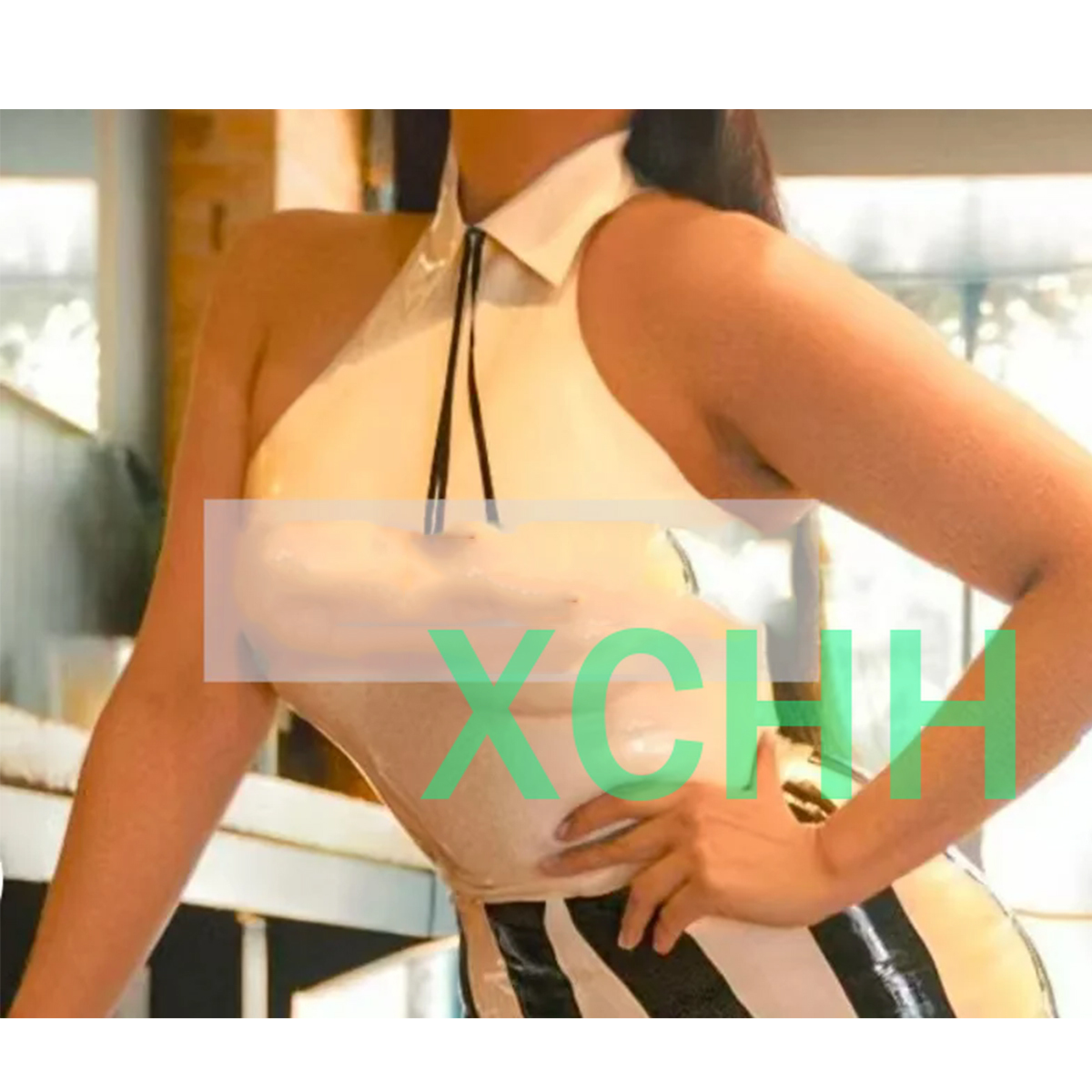 Natural Latex Sexy Women Colla - Women'S Fashion Vest Tops recension och pris