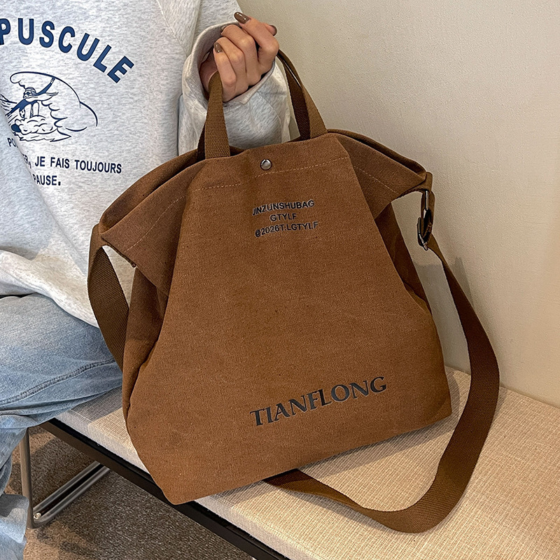 Canvas bag for women large cap - Women Fashion Over 40 recension och pris